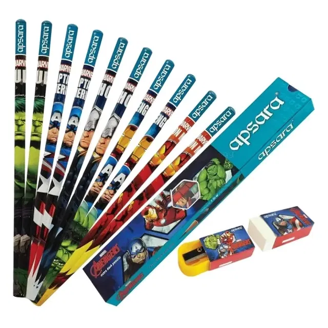 Apsara Avengers Extra Dark Pencils [Pack of 10]