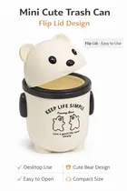 Mini Cute Trash Can with Lid