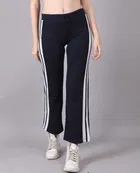 Cotton Colorblocked Trackpant for Women 