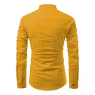 Trendy Cotton Full Sleeves Short Kurta For Men 