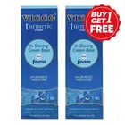 Vicco Turmeric Shaving Cream 2X70 g (Buy 1 Get 1 Free)