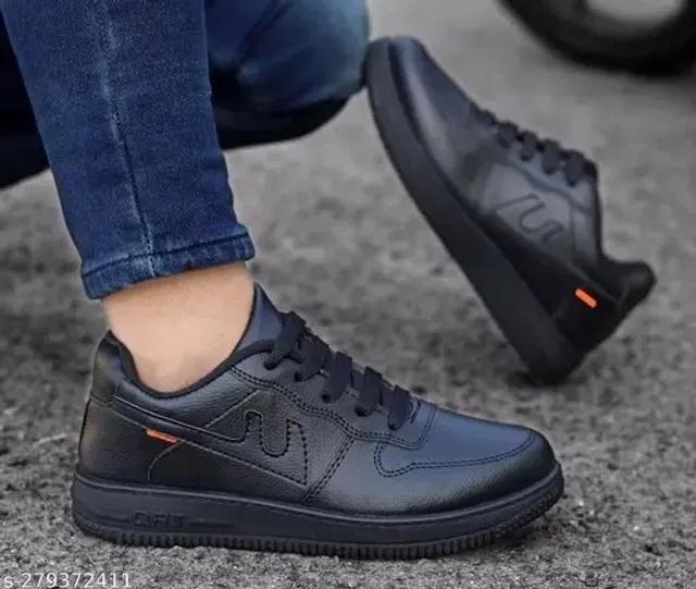 Casual Shoes for Men (Black, 7)