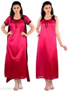 Satin Nightdress Set for Women 