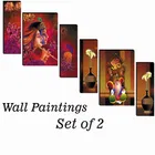 MDF 2 Pcs Designer Wall Painting for Home & Office 