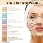 6-in-1 Colors Corrector Palette, Multicolor