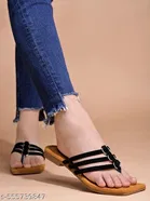 Solid Suede Flat Girls Sandals 