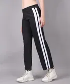 Cotton Colorblocked Trackpant for Women 