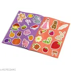 Alphabet And Numbers Sticker Book for kids 