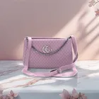 Plastic Solid Sling Bag for Women