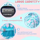 Canvas Backpack Bag, Blue