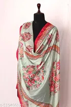 Art Silk Printed Dupatta for Women & Girls, Multicolour 