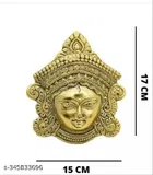 Metal Durga Mata Face Wall Hanging