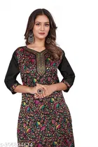 Pashmina Embroidered Kurti for Women 