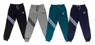 Cotton Blend Self Design Track Pant for Boys (Pack of 4) (Multicolor, 3-4 Years)