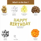 Multicolor Theme Birthday Balloon Decoration Kit , Multicolor, Pack Of 57