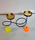 Metal Decorative Moroccan-Style Candle Holder 