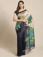Mysore Silk Printed Saree for Women 