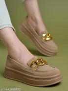 Shoetopia Girls Casual Shoes Beige 