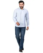 Poly Cotton Full Sleeves Printed Shirt for Men 