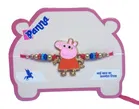 Alloy Rakhi with Greeting Card & Roli Chawal 