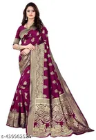 Soft Silk Zari Woven Saree for Women 