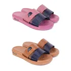 Combo of Sliders for Women (Multicolor, 7) (Set of 2)
