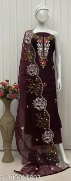 Embroidered Unstitched Suit for Women 