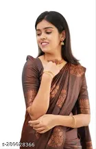 Banarasi Silk Blend Jacquard Saree for Women 