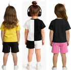 Graphic Print Cotton Blend Clothing Set for Girls, Pack of 3 