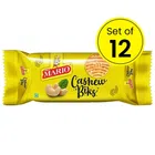 Mario Cashew Biks Biscuits 12X35 g (Pack Of 12)