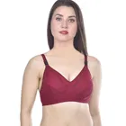 Cotton Blend Solid Non Padded Feeding Bra for Women 