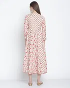 A-Line Cotton Cambric Printed Kurti for Women 