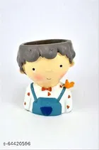 Ceramic Decorative Cute Girls Pot for Home Decor 