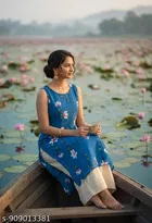 Long Straight Kurti for Women 