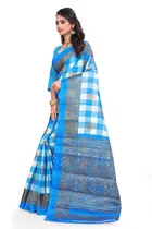 Khadi Silk Printed Saree for Women 