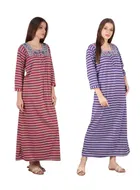 Woolen Hosiery Nighty for Women 