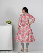 Floral Printed Flared Kurti for Women 