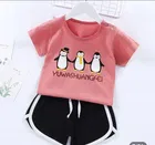 Hosiery Printed Clothing Set for Kids 