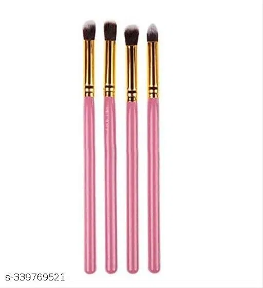 KAYI Set of 4 Pcs. Medium Pencil Eyeshadow Brush For Beautiful Eye Look - Black