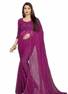 Net Floral Saree for Women 