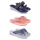 Combo of Heels with Slippers for Women 