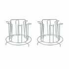 Oc9 स्टेनलेस स्टील ग्लास होल्डर फॉर किचन & डाइनिंग टेबल 