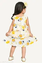 Cotton Blend Frock for Girls 