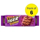 Britannia Choco Chips Tiger Krunch Biscuits 6X64 g 