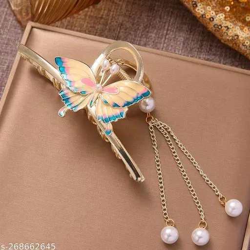 Decorative Hair Pins for Women (Multicolor, Pack of 1)