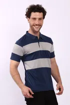 Colorblocked Polo T-Shirt for Men 