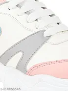 Colorblocked Synthetic Sneakers for Girls 