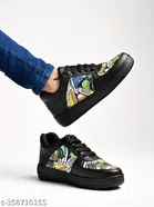 Printed Synthetic Sneakers for Women 