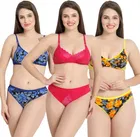 Cotton Blend Lingerie Set for Women 