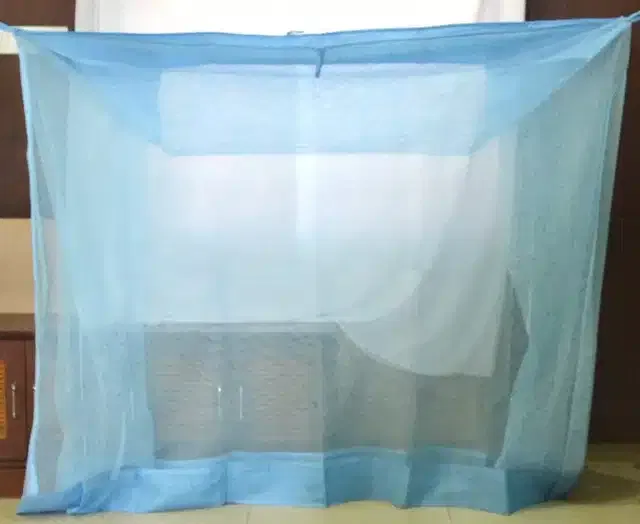 Single Bed Mosquito Net (Blue, 6x3 feet)